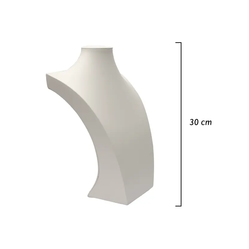 18142-Exhibidor-cuello-30cm-blanco-medidas.webp