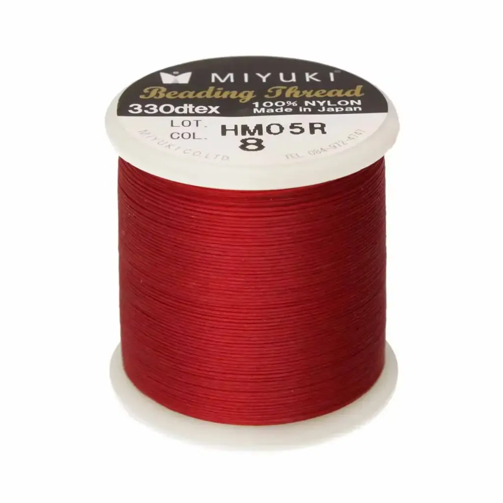 Hilo miyuki K4570 #08 rojo x 50m