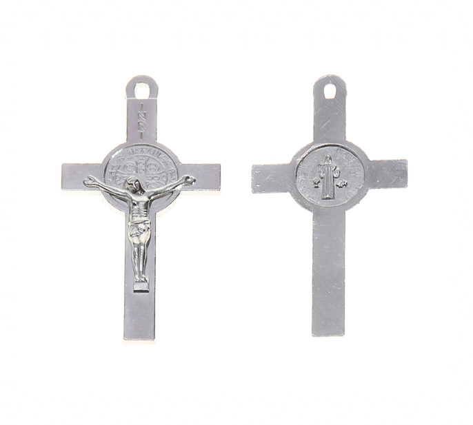 Cruz cristo san benito 35 38x20mm/NQ x 10unds