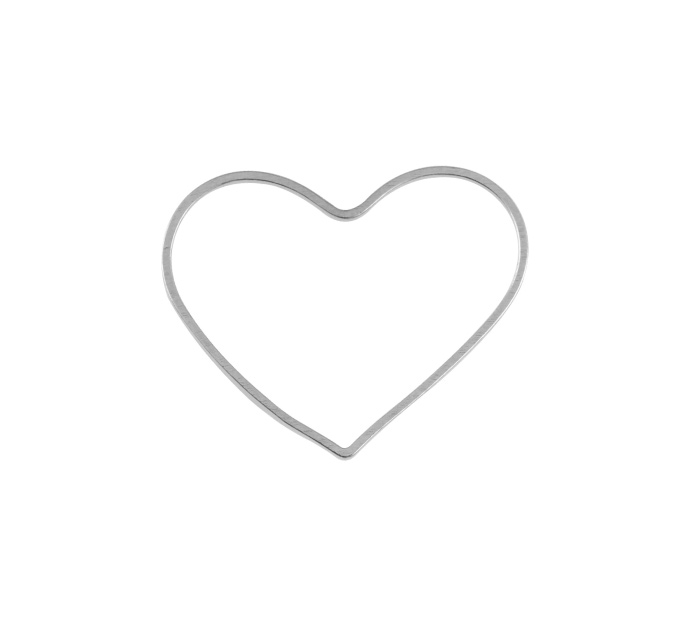 Herraje separador corazon 18x15mm/NQ x und