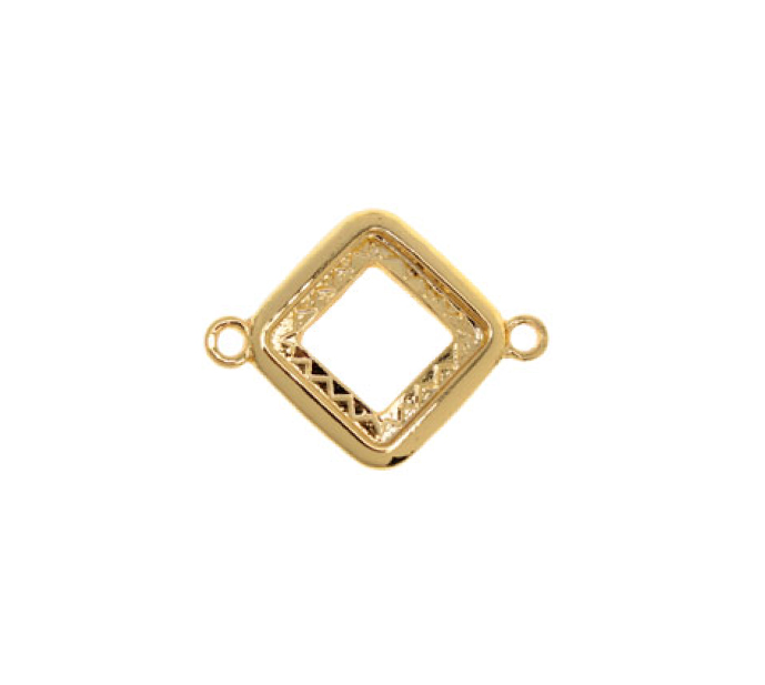 Herraje link rombo 29x22mm B-27289/rodio x und