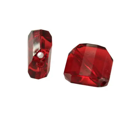 Acrilico 3051 rombo plano siam 12x6mm x 50g(Aprox 80und)