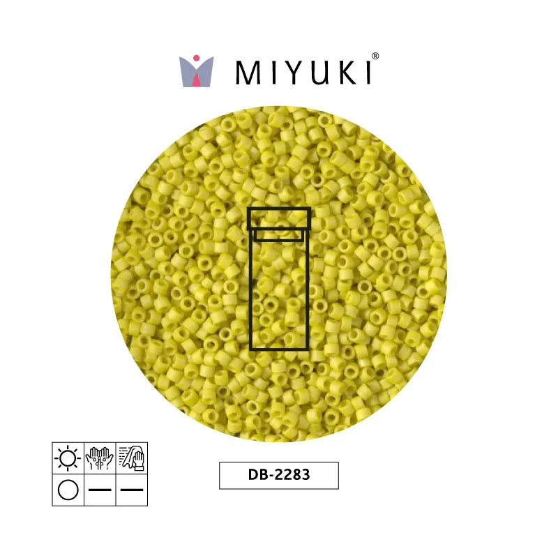 Miyuki delica 11/0 DB2283 opaco glazed citron x 3g