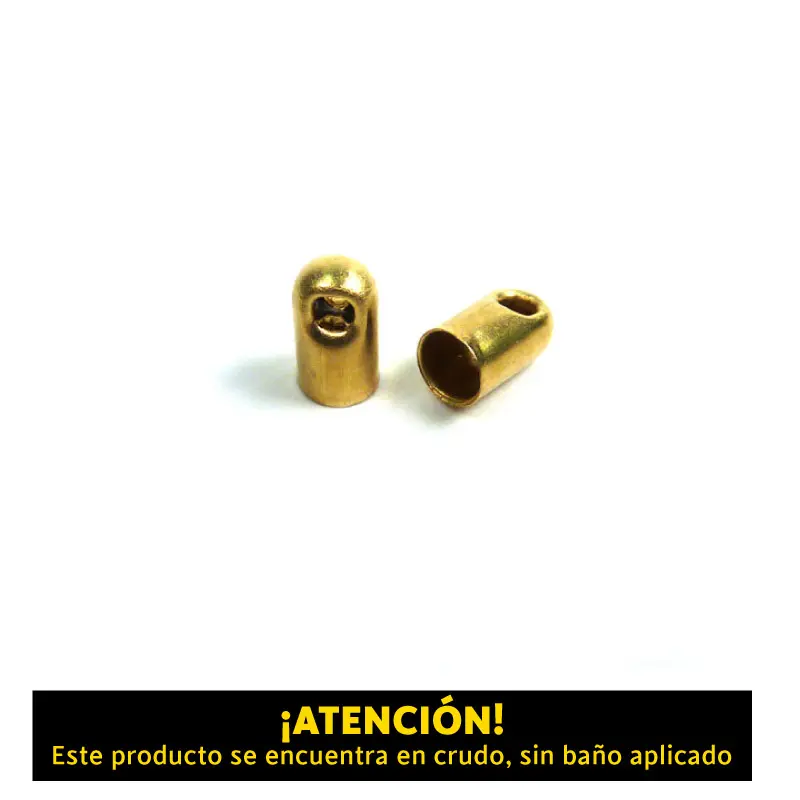Terminal end cap 25/C/2.4mm/raw bolsa x 1000 und