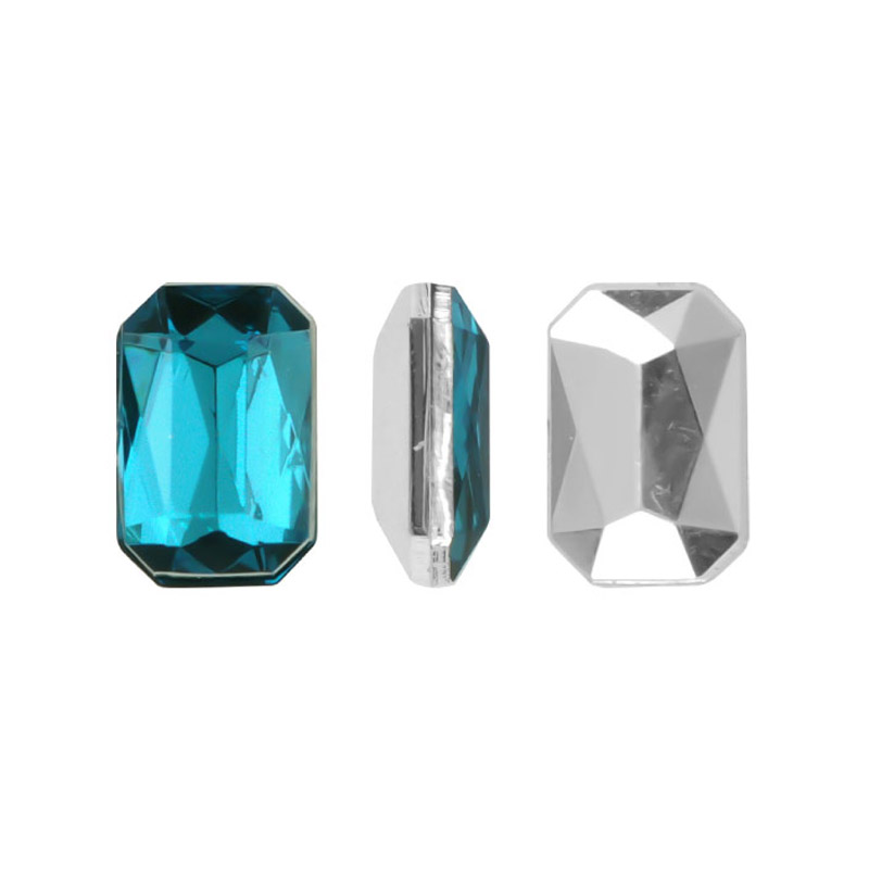Acrilico K1012 octagon con cono 4x6mm blue zircon 39 bolsa x 1000 und
