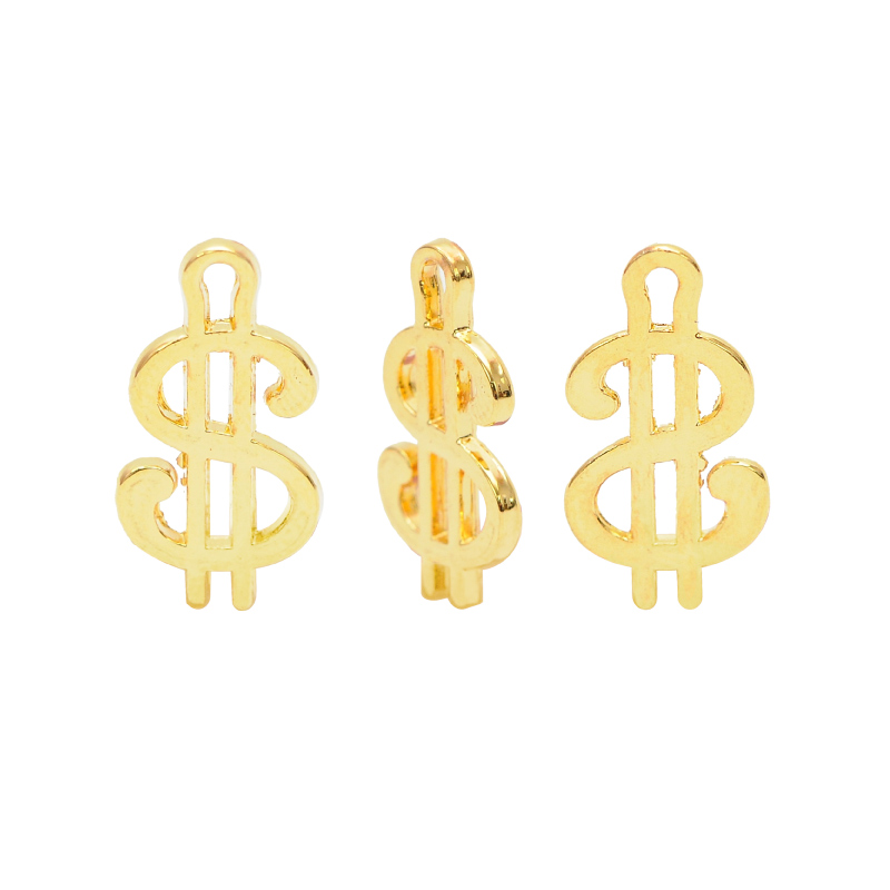 Dije Signo de Pesos A-14075/rodio x und