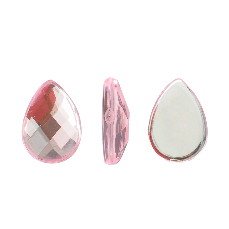 Acrilico K1027 gota plana 7x10mm vintage rose 22 x und