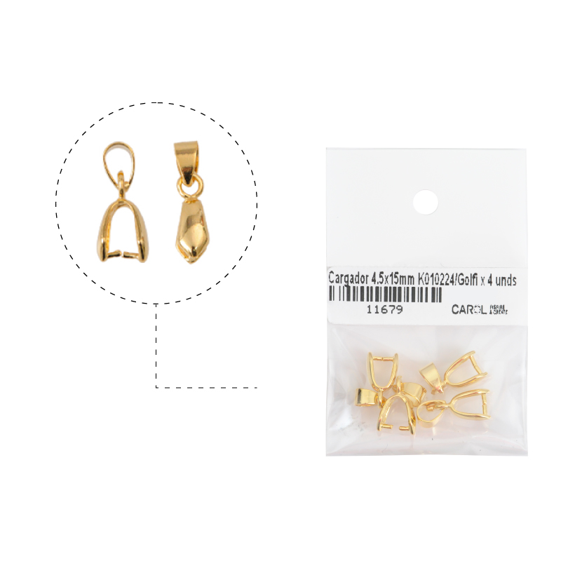 Cargador 4.5x15mm K010224/rodio x 4 unds