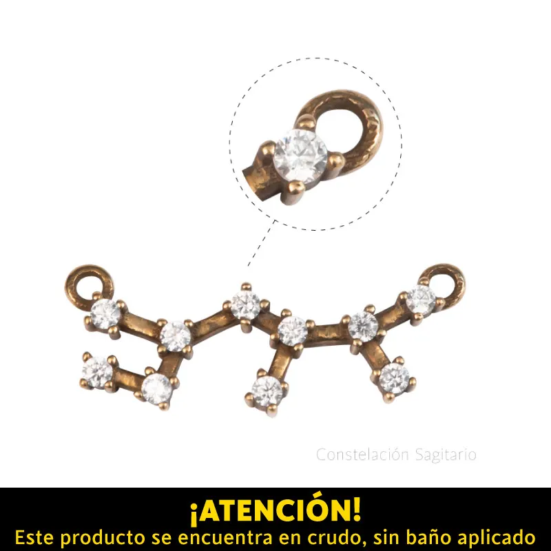 Dije micropave zodiaco sagitario/R x 10unds