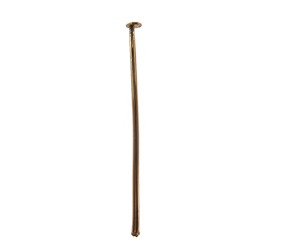 Alfiler head pin 0.7mm x 3.8cm/champagne x und