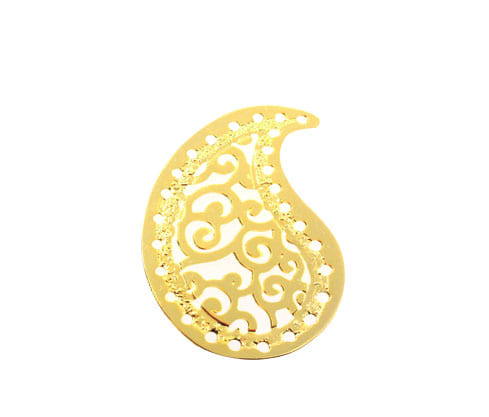 Dije lagrima filigran ref 2507 #16 42x27mm/rodio x