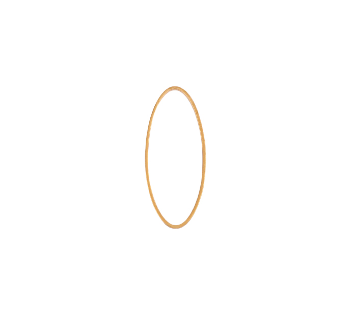 Marco oval R100 10x25mm/rodio x und