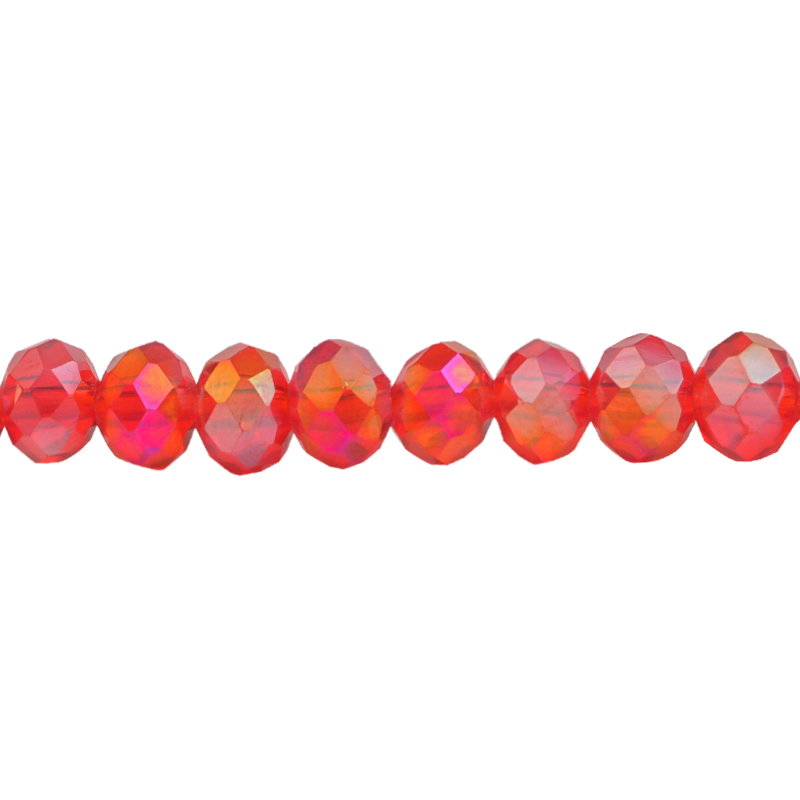 Murano rondela facetada 2mm light siam 27AB x aprox 191unds