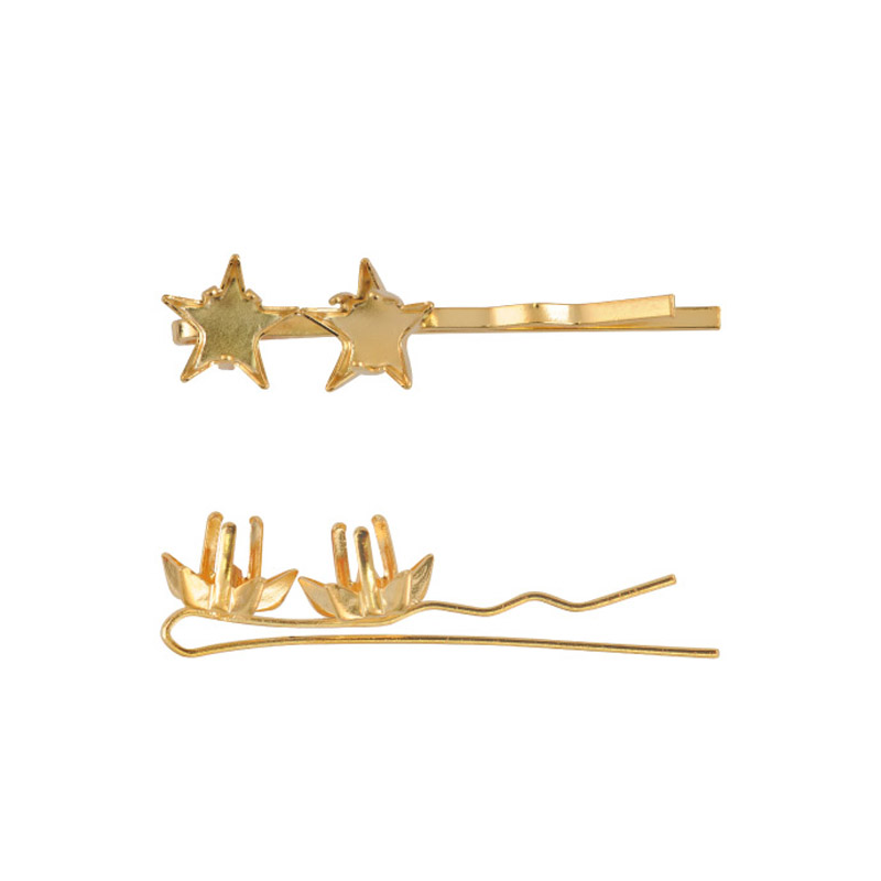 Pinza doble estrella 4745S 10mm/rodio x par