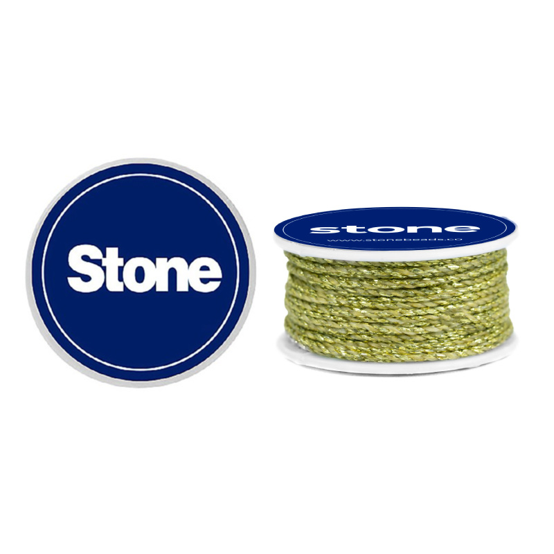 Cordon encerado linhasita 1mm dorado x 8m