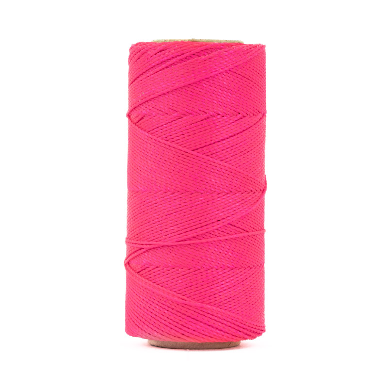 Cordon encerado linhasita 1mm 328 coral x 168m