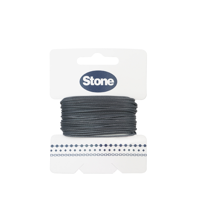 Cordon vibora 1mm 114 gris x rollo 8m