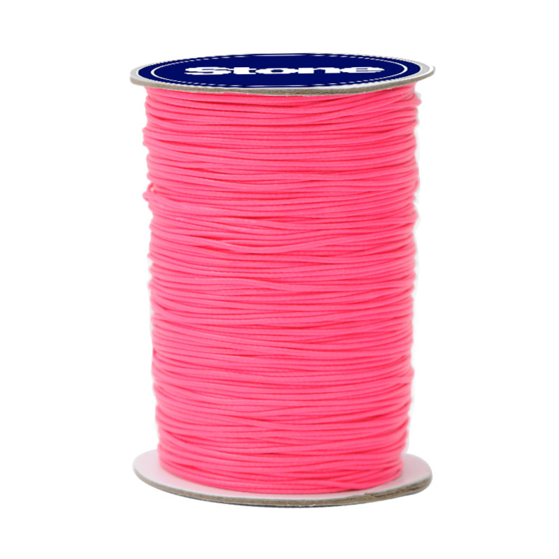 Cordon vibora 1mm 180 fuchsia neon x rollo 160m
