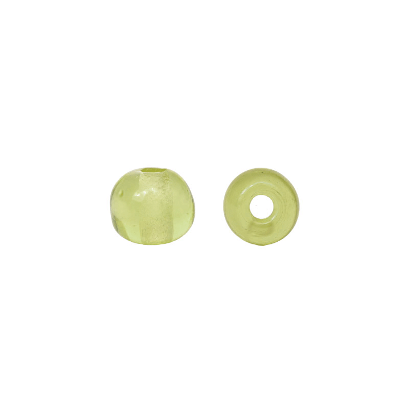 Vidrio hindú 6mm redondo olivine 93 x und