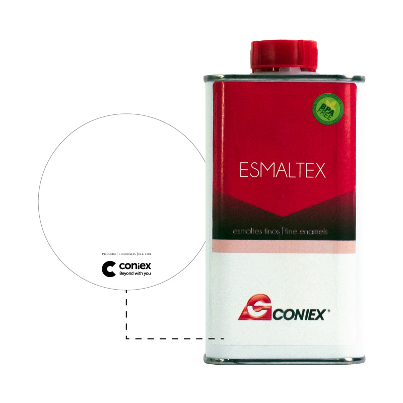 Resina esmaltex coniex 1001 incoloro x 250g