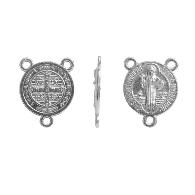 Dije crucero san benito 33 17x14mm NQ x 10 unds