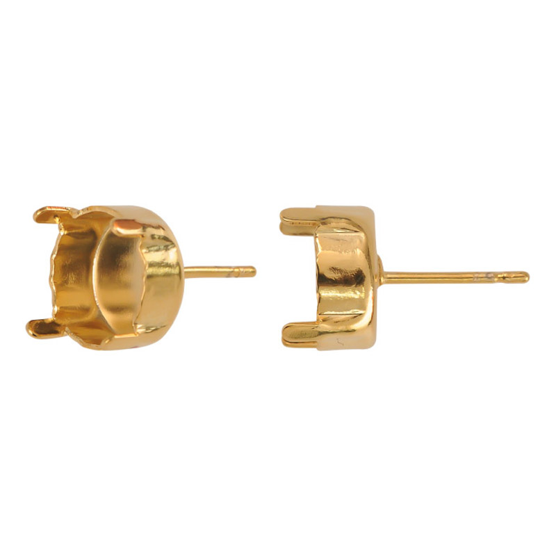 1088DE chaton arete SS45/10mm/rodio x par