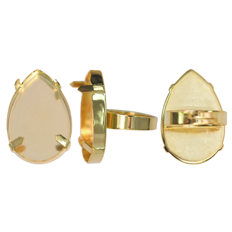 4327DE setting anillo 30x20mm/rodio x und