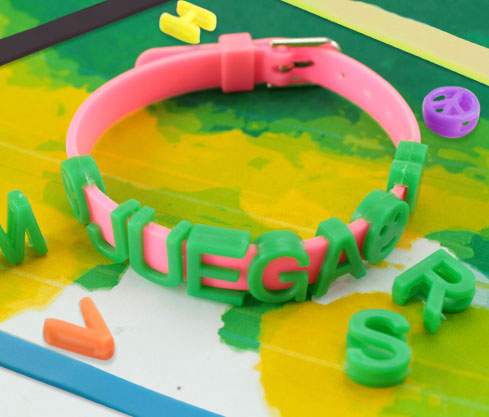 Pulsera mix colores +abc x docena