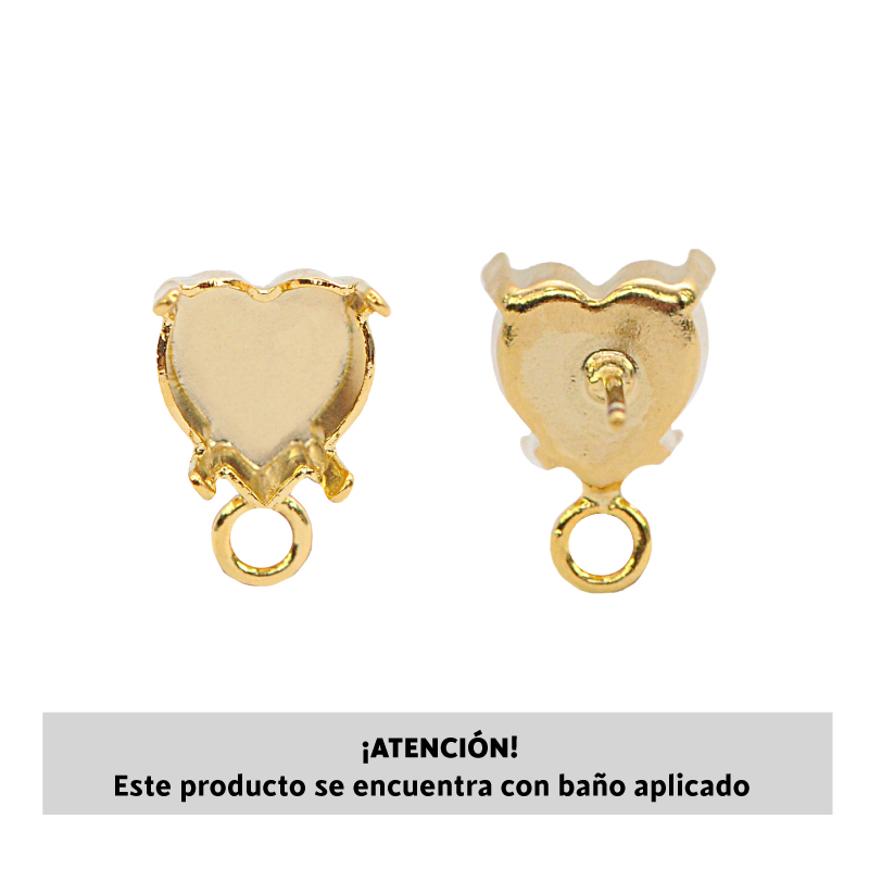 4884DE setting arete + argolla8.8x8mm/rodio  x par