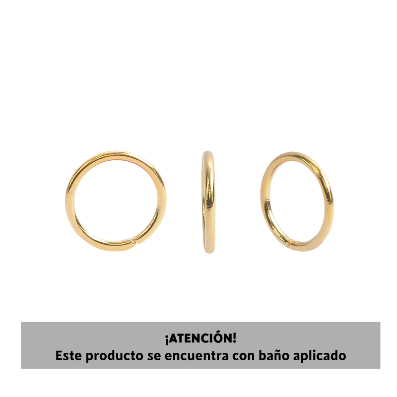Argolla JR-1.0x10mm/ Bano Golfi x und