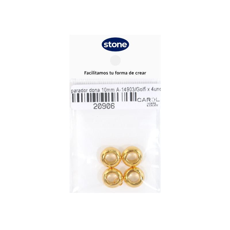 Separador dona 10mm A-14903/rodio x 4unds