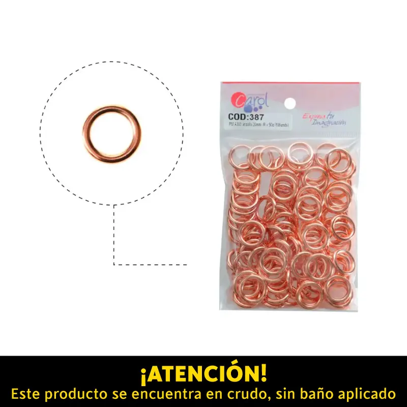 Plastimetal A303 argolla 20mm /R x 50g (106unds)