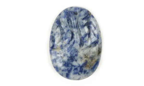 Pendiente grab oval sodalita x und