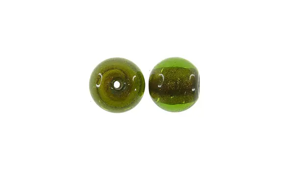 Vidrio hindú redondo 12mm olivine 52 x und