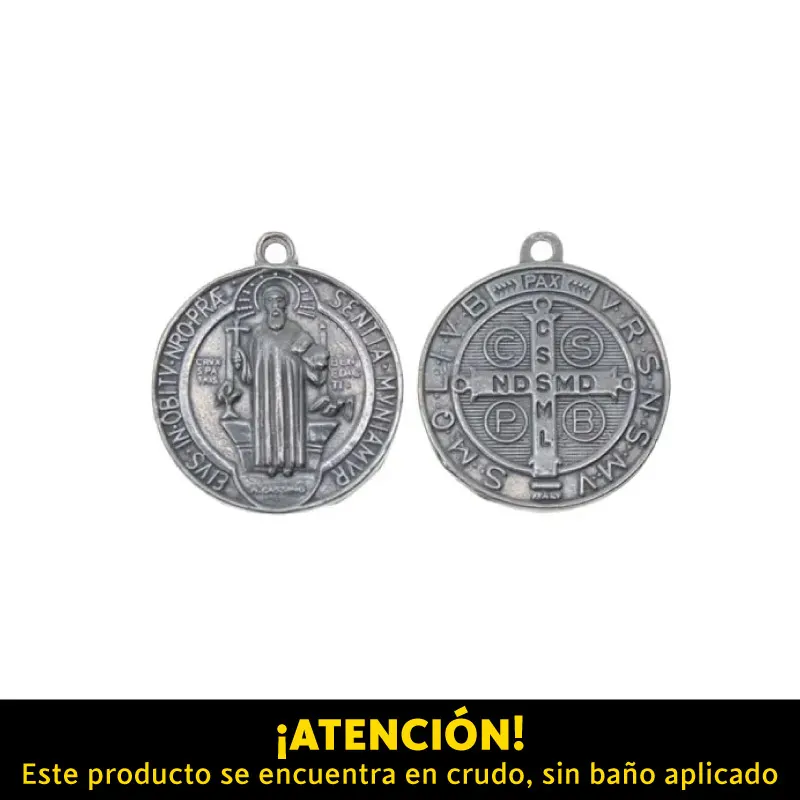 Medalla san benito 25mm AAJ-04474/R x und