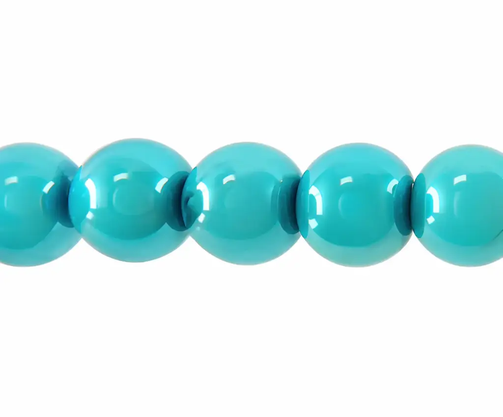 Perla vidrio 14mm blue green CX-965 x 58und