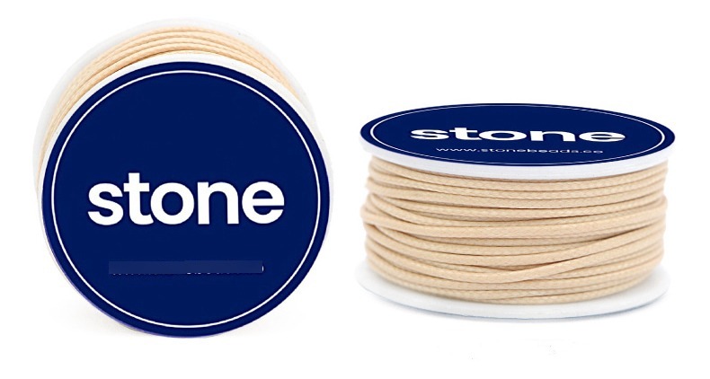 Cordon vibora 1mm 117 beige x 8m