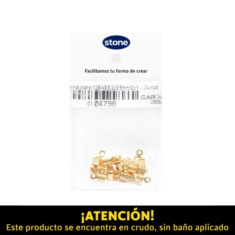 Terminal plano 128/A3/3.2x3.5mm/Golfi x 24unds