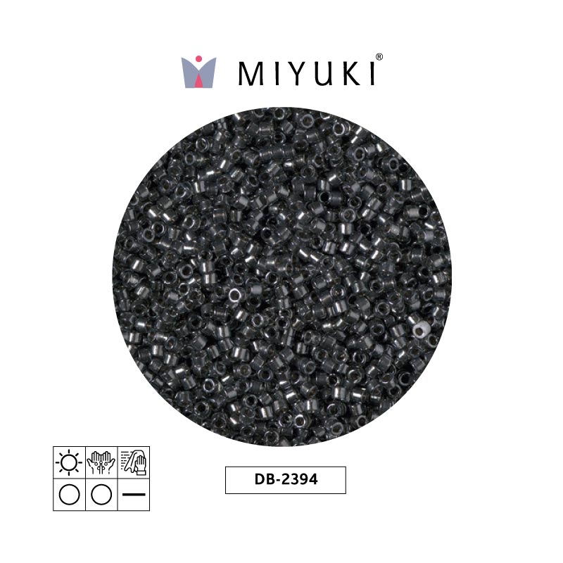 Miyuki delica 11/0 DB2394 color lined steel x 50g