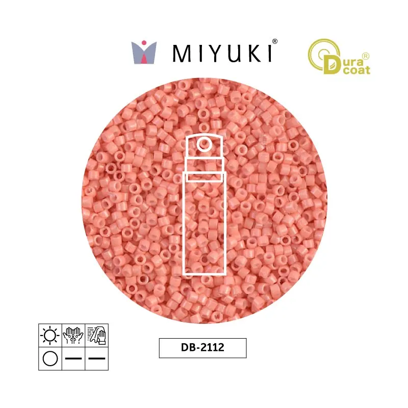 Miyuki delica 11/0 DB2112 opaco salmon x 10gr