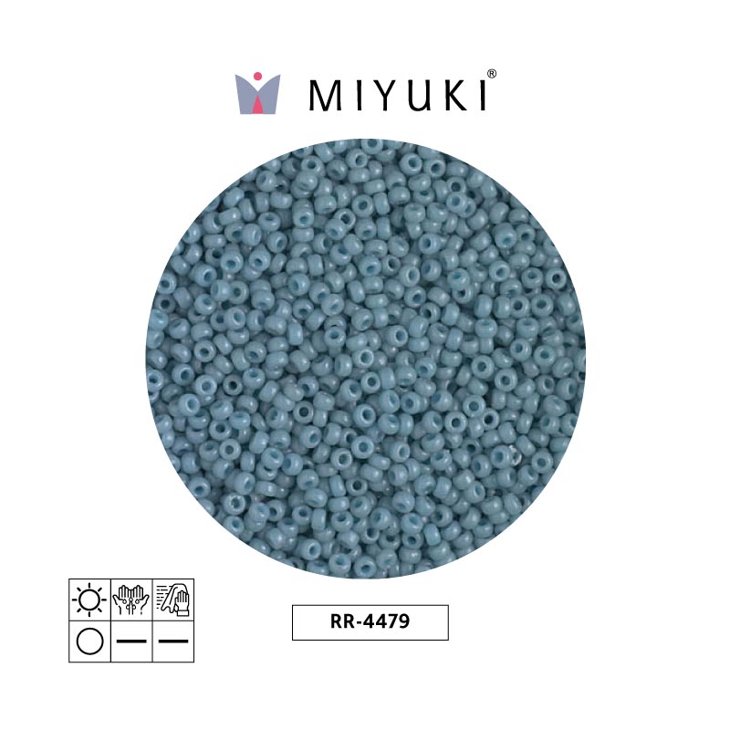 Mostacilla Miyuki rocalla 11/0 RR4479 moody azul x 250g