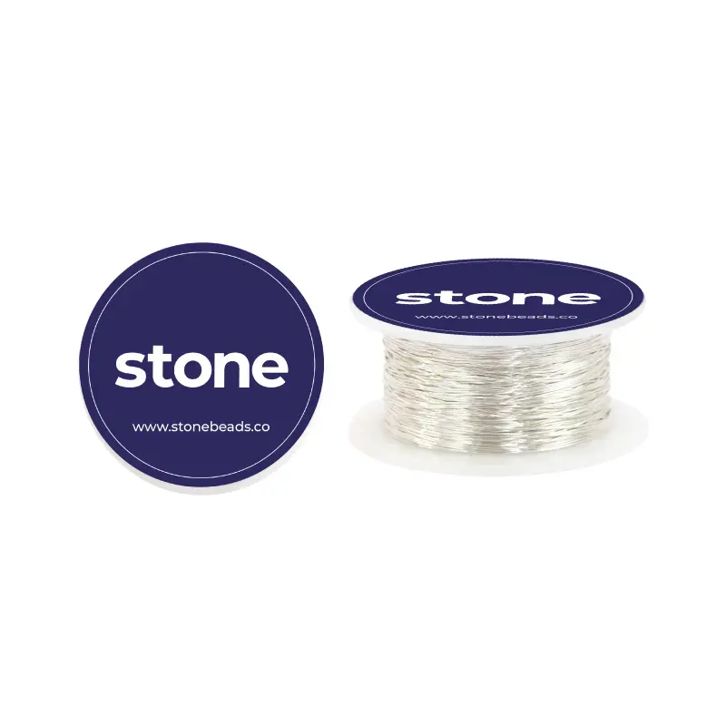 Hilo silver stone N.28 0.30mm x 27 metros