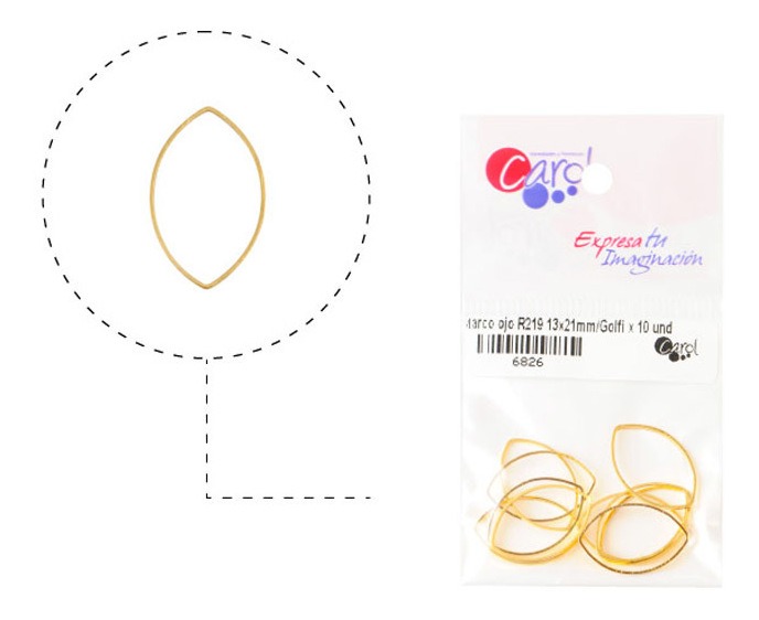 Marco ojo R219 13x21mm/Golfi x 10 und
