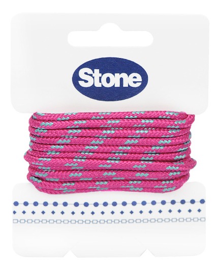 Cordon paracord 3mm fucsia/aguamarina #4 x 3m