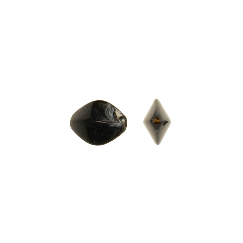 Acrilico oval 17x14mm AAB-51153-17 negro C-10 x lb(690und)