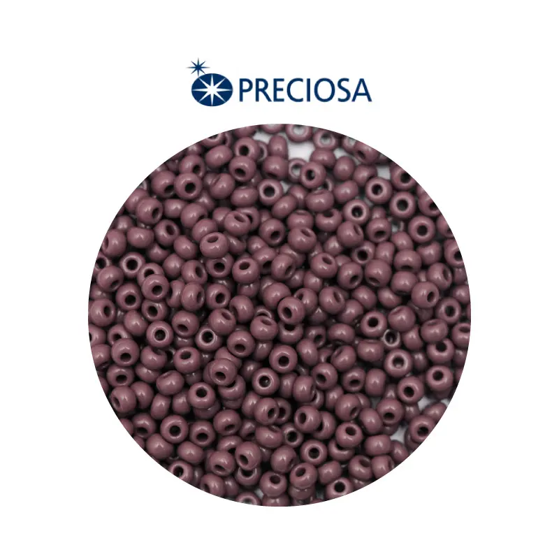 Mostacilla checa preciosa 8/0 3mm 23040 morado oscuro x 500g