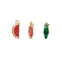 Dije esmaltado sandia 20mm/golfi W11219B x und