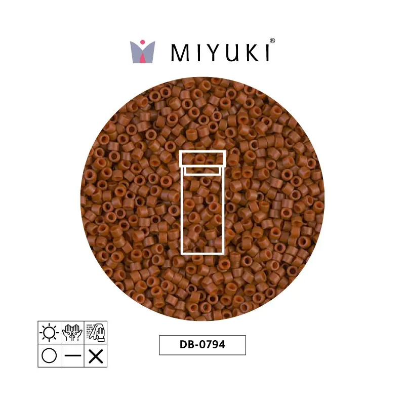Miyuki delica 11/0 DB0794 mate opaco sienna x 3g
