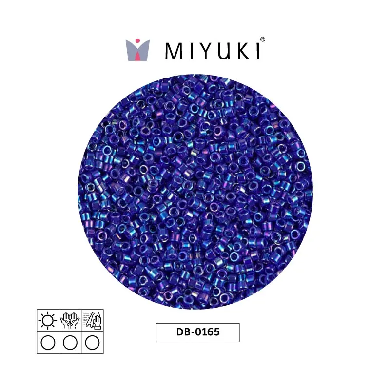 Miyuki delica 11/0 DB0165 opaco azul AB x 50g