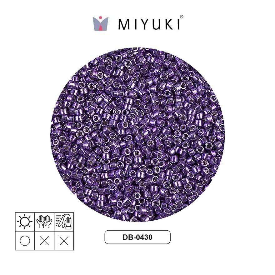 Miyuki delica 11/0 DB0430 metallic purple x 250g